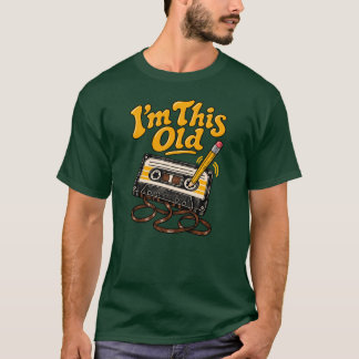 Old Cassette Tape Retro 90s Funny Nostalgia Shirt