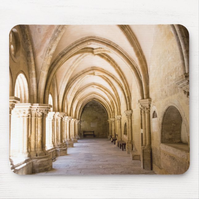 Old Cathedral Cloister Walkway Mouse Mat (Front)