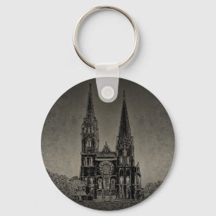 Old Cathedral Key Ring