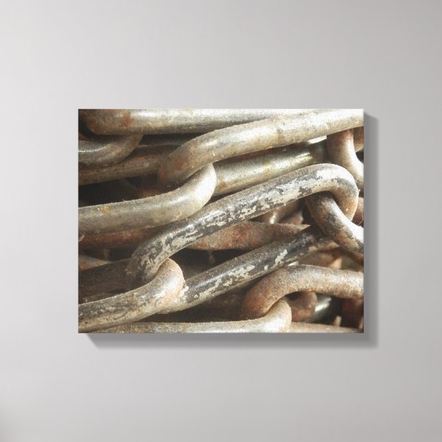 Old Chain Canvas Print (Front)