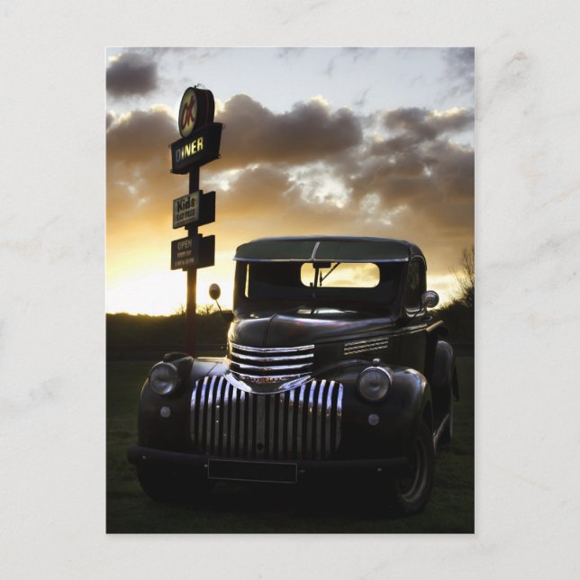 Old Chevy Truck Postcard (Front)