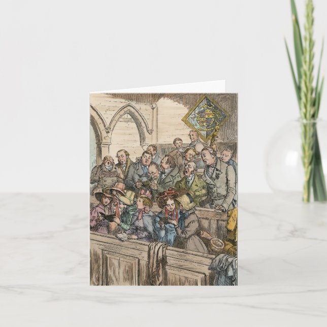 OLD CHRISTMAS CHOIR HOLIDAY CARD (Front)