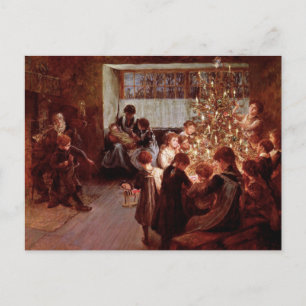 Old Christmas Holiday Postcard