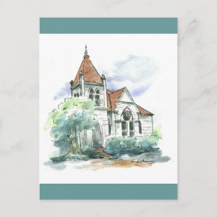 Old Church, Bartlett, TX Postcard