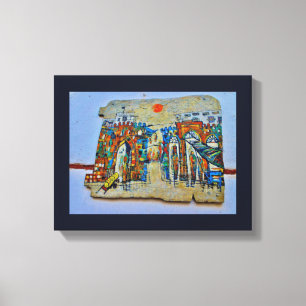 Old City Art Canvas Print