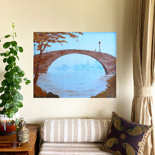 Old City Bridge Poster