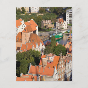 Old City of Gdansk in Poland Postcard