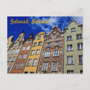 Old city of Gdansk, Poland Postcard