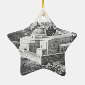 Old City of Jerusalem, ca. 1890 Ceramic Tree Decoration