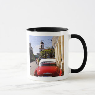 Old classic American auto in Guanabacoa a town Mug