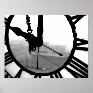 Old Clock Poster