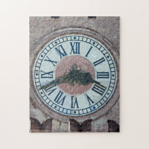 Old clock view jigsaw puzzle