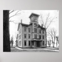 Old College, Evanston, built in 1855