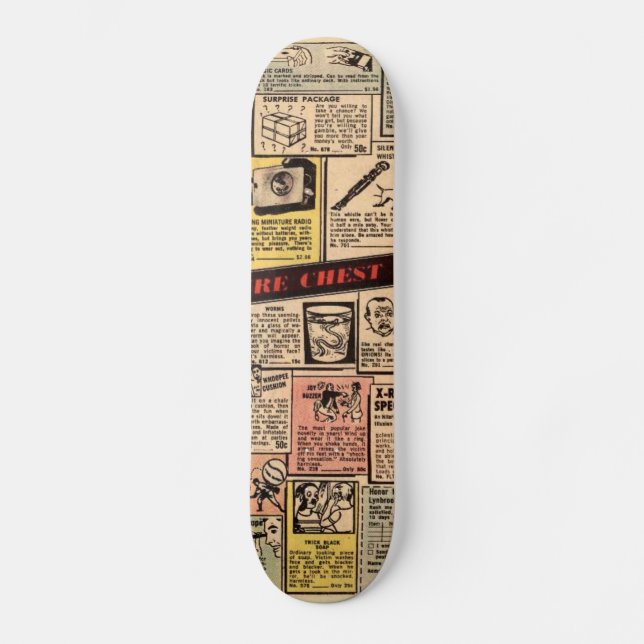 Old comic ad deck #2 skateboard (Front)