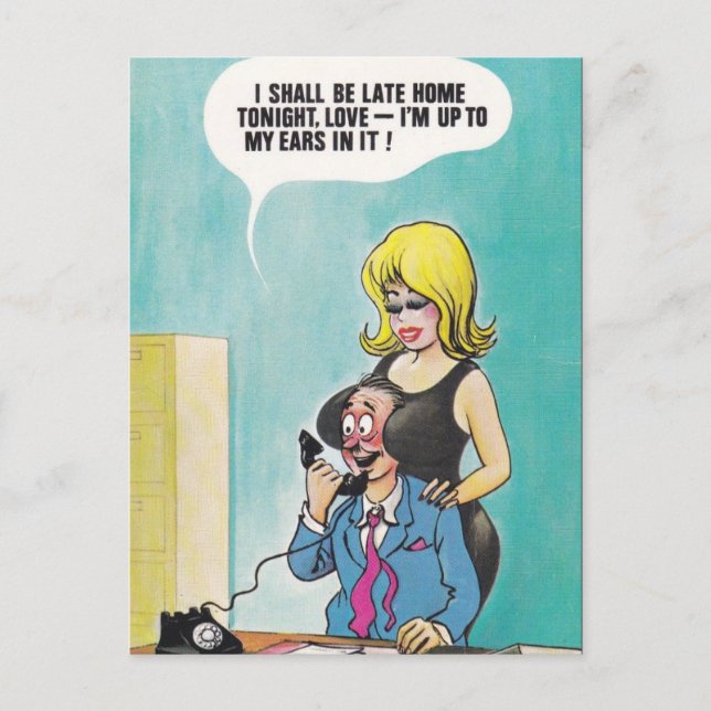 Old Comic Postcard (Front)