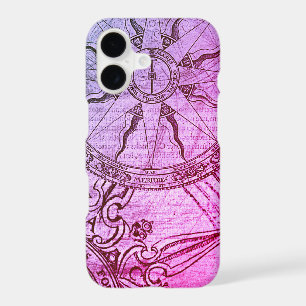 Old Compass Rose Purple iPhone Case
