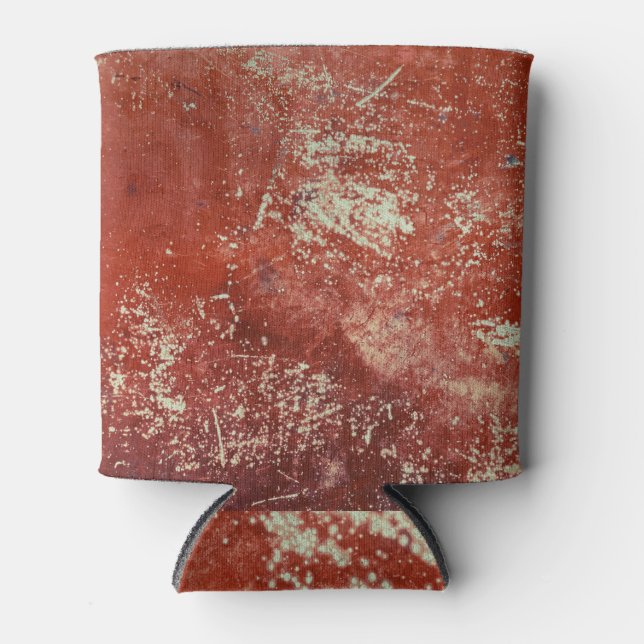 Old Copper: Vivid Metal Texture. Can Cooler (Front)