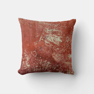 Old Copper: Vivid Metal Texture. Cushion