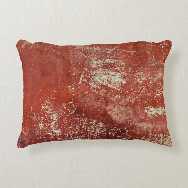 Old Copper: Vivid Metal Texture. Decorative Cushion (Front)