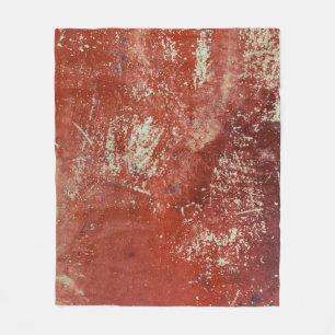 Old Copper: Vivid Metal Texture. Fleece Blanket