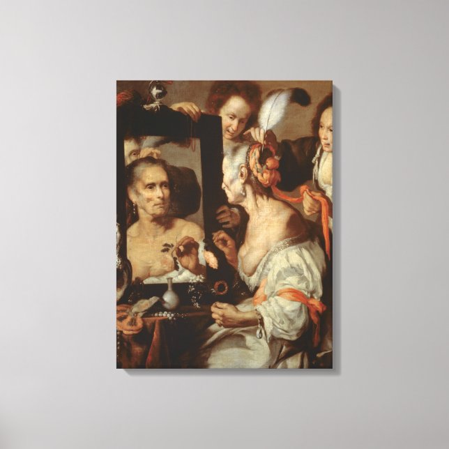 Old Coquette Canvas Print (Front)