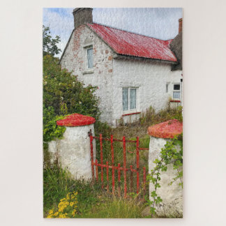 Old Cottage Carne Wexford Ireland. Jigsaw Puzzle