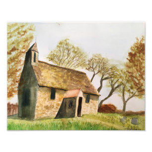 Old Country Church Photo Print