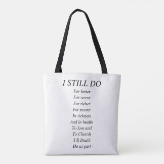 Old Couple full colour original art Anniversary  Tote Bag