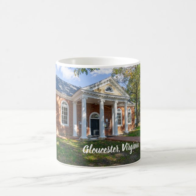 Old courthouse in Gloucester, Virginia Coffee Mug (Center)