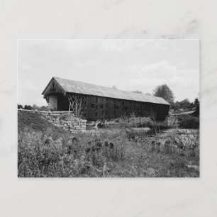 Old Covered Bridge Postcard