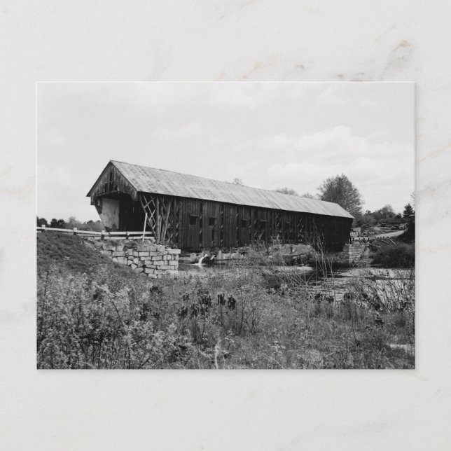 Old Covered Bridge Postcard (Front)