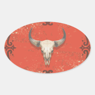 Old Cow Skull sticker