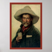 Old Cowboy ~ Vintage Beer Advertising