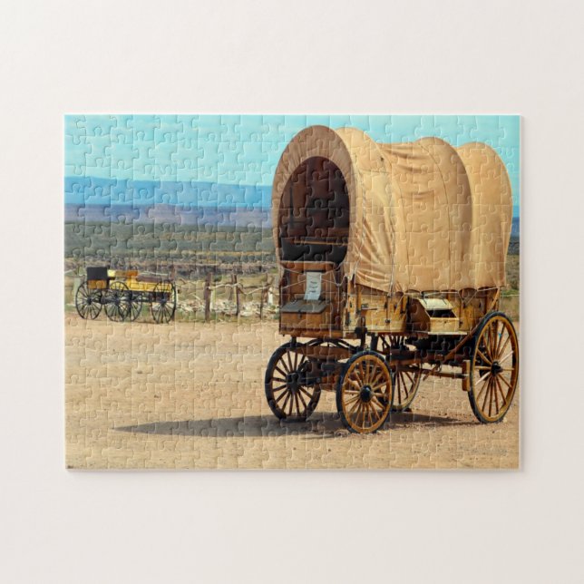 Old Cowboy Wagon Arizona. Jigsaw Puzzle (Horizontal)