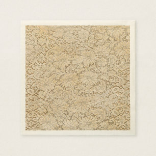 Old Crochet Lace Floral Pattern + your ideas Napkin