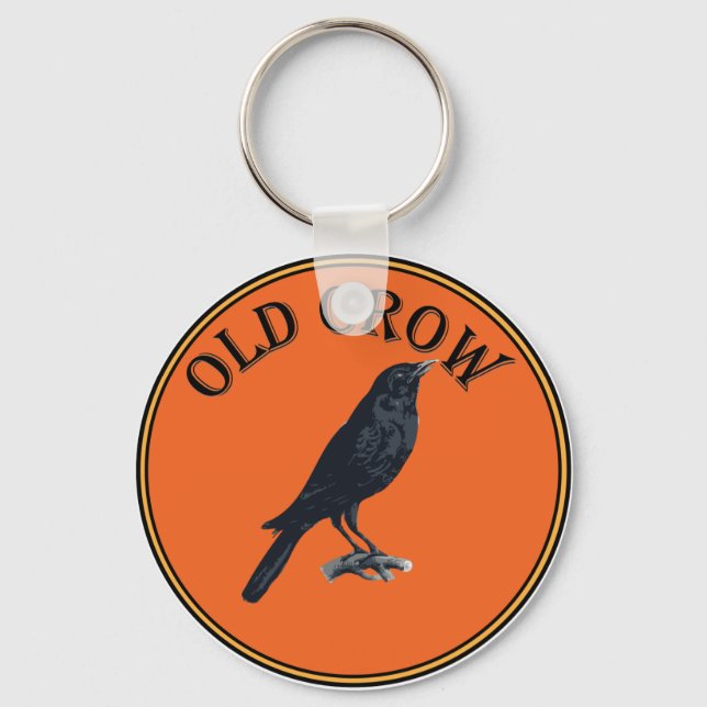 old crow key ring (Front)