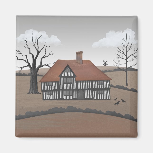 Old Crow Manor Magnet (Front)