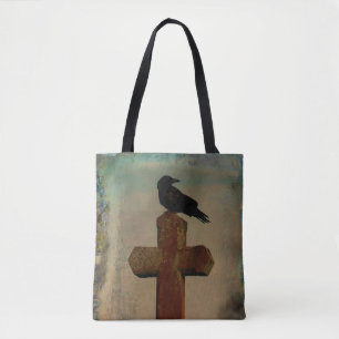 Old Crow ON Old Cross Tote Bag