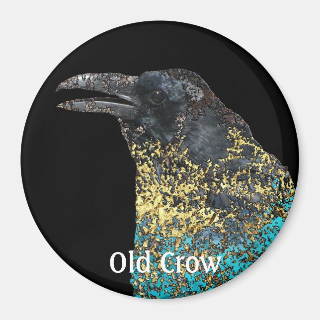 Old Crow Talking Canyons, New Mexico Magnet (Front)