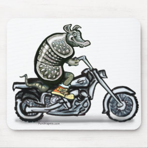 Old Crusty Biker Mouse Mat