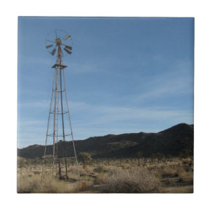 Old Desert Windmill Tile
