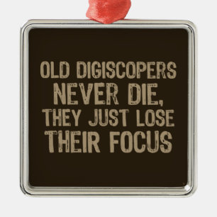 Old Digiscopers Metal Tree Decoration