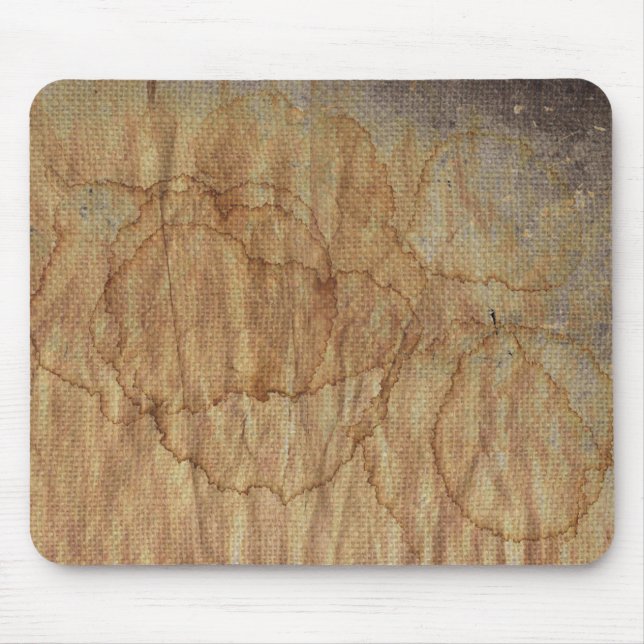 old dirty canvas mouse mat (Front)
