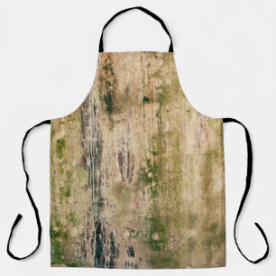 Old dirty damaged wall background. Scratched textu Apron
