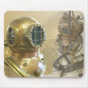 Old Diving Gear Mouse Mat