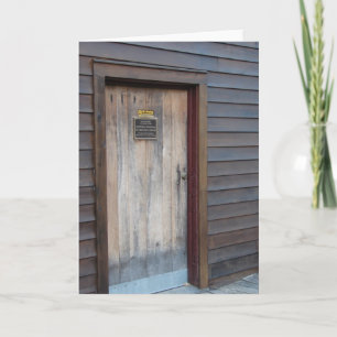 Old Door at the Mill Card