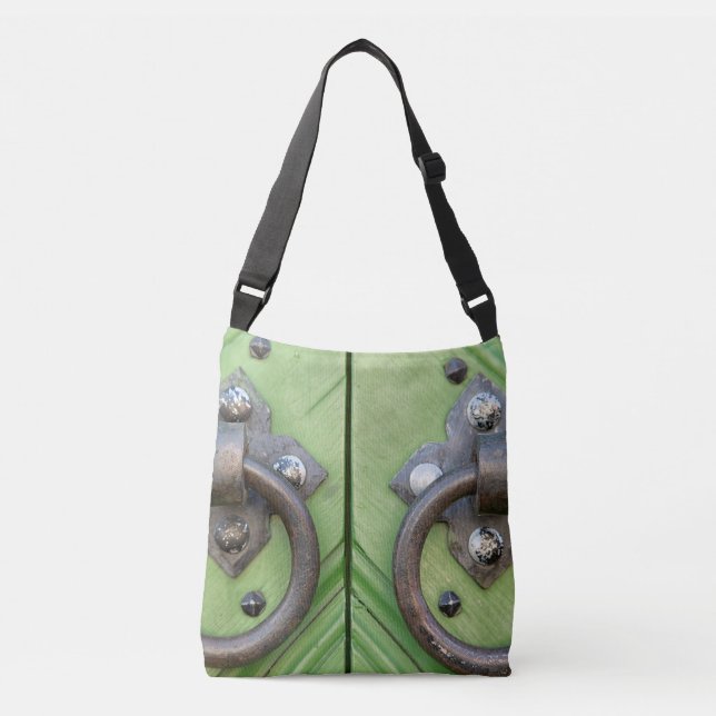 Old door crossbody bag (Front)