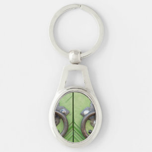 Old door key ring
