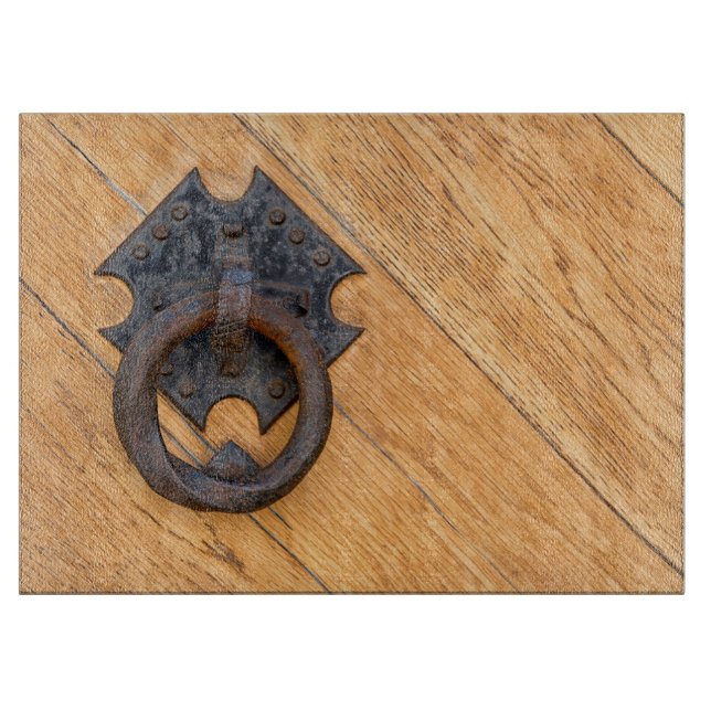 Old door knocker cutting board (Front)