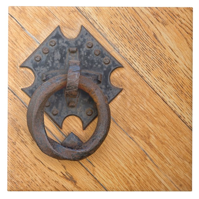 Old door knocker tile (Front)